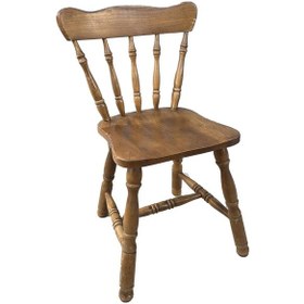 Resim Vintage Masif Ahşap Sandalye 1 Adet Ac01 Çok Renkli 