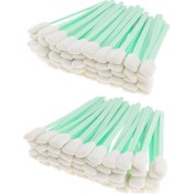 Resim 100 Adet Temizleme Swabs Köpük Swabs Roland Mimaki Mutoh Yazıcı Için Sticks 