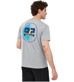 Resim Skechers Erkek Gri T-shirt S.s241054-036 GRI MELANJ 