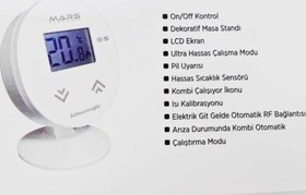Resim Mars S5 Kablosuz Oda Termostatı-restoyapı 