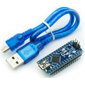 Resim Elektroniklimanı-Arduino Nano Klon - Usb Ch340 Chip (Usb Kablo Dahil) 