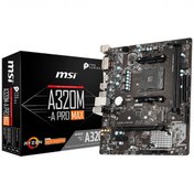 Resim MSI A320M-A PRO MAX AMD A320 3200 MHz (OC) DDR4 Soket AM4 mATX Anakart Msi