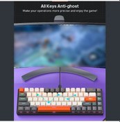 Resim Carrier 68 Tuşlu Mekanik Klavye - Rgb Aydınlatma, 10 Işık Modu, 