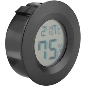 Resim Powermaster PM-24303 Yuvarlak Dijital Mini Nem Ölçer Termometre - Higrometre 