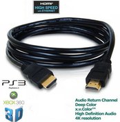 Resim Sony PS3 Playstation 3 HDMI Kablo 1.8 M Altın Uçlu HDMI Kablo 3D 