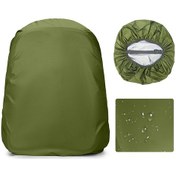 Resim Neevoyu Su Geçirmez Sırt Çantası Kılıfı - Bisiklet, Kamp, Yürüyüş İçin Dayanıklı Yağmurluk Yeşil 