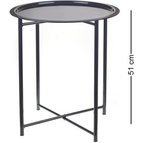 Resim HASTUNÇ Katlanır Metal Ofis Orta Sehpa-siyah 