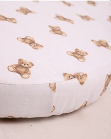 Resim Allbaby Oval Beşik İçin Lastikli Çarşaf 307352955 