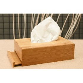Resim Boho Bazzar Bambu Kutu Peçetelik 19* 12,3* 6,3cm 