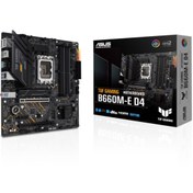 Resim Asus AAAA42ASU0065 ASUS TUF GAMING B660M-E D4 DDR4 5333(OC) HDMI DP mATX 1700P Asus