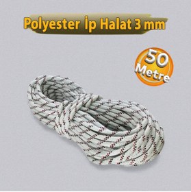 Resim Dimka İstoka Polyester İp Halat 3 mm (50 Metre) 
