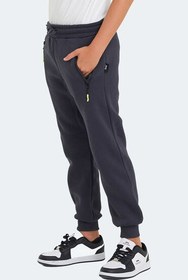 Resim Slazenger LAMIS Unisex Çocuk Fermuar Cepli Koyu Gri Eşofman Altı 