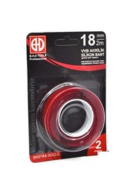 Resim Bhd Vhb Akrilik Silikon Bant Şeffaf Çift Taraflı 18 MM x 2 m 