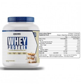 Resim Prime Nutrition Whey Protein 495g Kurabiyeli Dondurma Aromalı Protein Tozu 