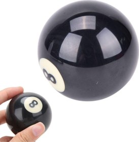 Resim Leyaton Bilardo Topu Amerikan Siyah 8 Bilardo Topu 57.2 Mm Siyah 