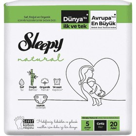 Resim Sleepy Natural Junior Çocuk Bezi 20'li 11-18 kg 