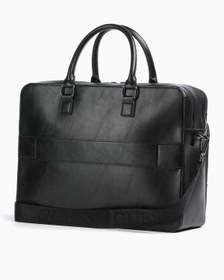 Resim Guess Boston Erkek Büyük Boy Evrak Çantası Black - Black / STD 
