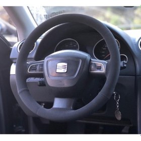 Resim Seat Alcantara Deri Direksiyon Kılıfı 