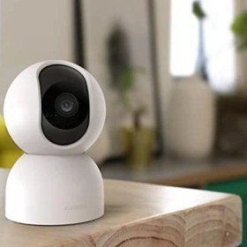 Resim Akıllı Kamera C400, 1440P Wifi Kamera, Bebek Monitörü, Iç Mekan Kamerası, Evcil Hayvan Kamerası, Gece Görüşü, 360° Dönen Başlık, Beyaz 
