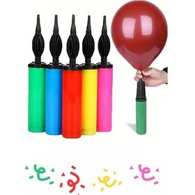 Resim Mucit Home Çift Taraflı Hızlı Balon Şişirme Pompası Çok Renkli 