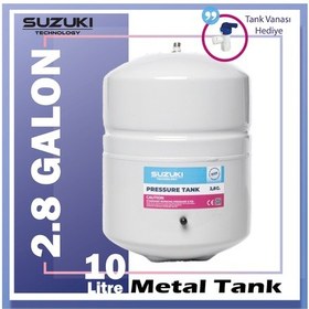 Resim Tüm Su Arıtma Cihazlarına Uyumlu 2,8 Galon (10 Lt) Metal Tank 
