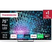 Resim Thomson 75MG7C15 75" 189 Ekran Uydu Alıcılı 4K Ultra HD Google Smart MiniLED TV 