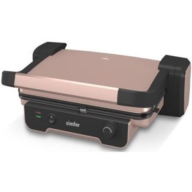 Resim Simfer SİMFER SK-4647 MARİNE TOST MAKİNESİ ROSE GOLD 6 DİLİM 