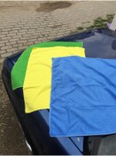 Resim BLUENEON 50x70 Cm Büyük Boy Genel Amaçlı Oto Temizlik Bezi 3 Adet 