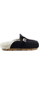 Resim Mou Kadın Terlik/ Panduf ( Ev ) MU.FW431000A Bkbk Mou Wınter Bıo Slıde - Logo Black 