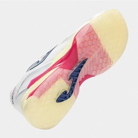 Resim Joma Tecls2602ac Electric Lady Sert & Toprak Kort Kadın Tenis Ayakkabısı - Beyaz/pembe 