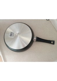 Resim Hascevher Teflon Tava 26 Cm Siyah - Altın 