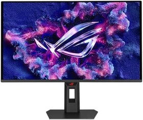 Resim ASUS ROG STRIX XG27AQDPG 26.5 QD-OLED HDR500 2560x1440 0.03ms 500Hz 300cd DP HDMI USB VESA 3YIL%99 DCI-P3, 10BİT, PİVOT, IŞIK Monitör 