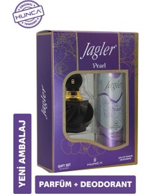 Resim Jagler Pearl Kadın Parfüm Seti ( Parfüm Edt 60 ml Deodorant 150 ml ) 