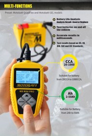 Resim Motobatt Akü Test Cihazı 12v Mb-mini Pro 