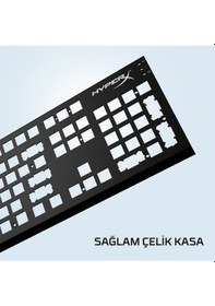 Resim HyperX Alloy Elite 2 Red Switch Lineer Ingilizce Rgb Mekanik Gaming Klavye - Hkbe2x-1x-uk/g 