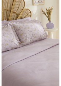 Resim Karaca Home Noa Bambu Çift Kişilik Pike Takımı Açık Mürdüm Açık Mürdüm 