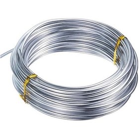 Resim 1.3 mm Alüminyum Tel Yuvarlak - 10 metre 