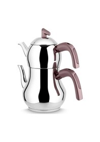Resim Lines Şahmeran Orta Boy Soft Kulp Çelik Çaydanlık - Rose Rose Gold 
