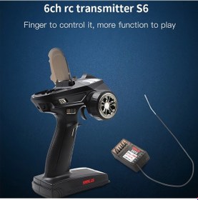 Resim Geekyou Startrc S6 6 Kanal Uzaktan Kumanda - 500m Menzilli, Fpv Uyumlu, Rc Araç Ve Tekneler İçin 