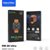 Resim Teknowear Haino Teko Yeni Rw 59 Watch Ultra Amoled Ekran 3 Kordon Akıllı Saat 
