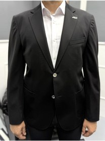 Resim Signature Stil Tek Düğme Kırışmaz Ceket Siyah 