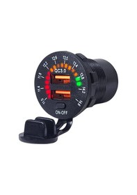 Resim Ic-266d-5 Pano Tip Akü Göstergeli İkili Usb 3.0 