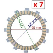 Resim Nk 250 Debriyaj Balatası 7 Li 2016-2022 
