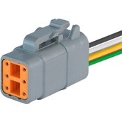 Resim DEUTSCH Dtm06-6s Erkek Konnektör 6 Pin Kablolu 