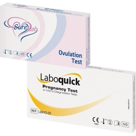 Resim Surelab Ovulasyon Testi 14 Adet + Laboquick Hamilelik Testi 2 Adet 