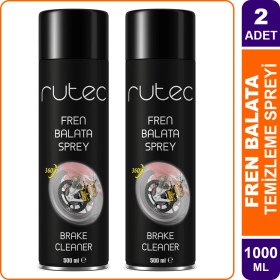 Resim Rutec Fren Balata Temizleme Spreyi 500 ml x 2 Adet 