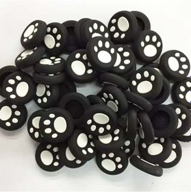 Resim Samdoo Ps5/switch Pro/ps4/xbox One/360 Oyun Konsolu Kedi Parmaklıklı Joystick Silikon Kapağı - Beyaz 