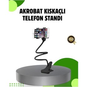 Resim Mey İthalat Akrobat Masaüstü Mandallı Telefon Tutucu 360 Derece Dönebilen 