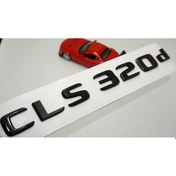 Resim CLS 320d Bagaj Parlak Siyah ABS 3M 3D Yazı Logo ORJİNAL ÜRÜN AYNI GÜN ÜCRETSİZ KARGO