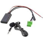 Resim Araba 6pın Aux Bluetooth Ses Giriş Kablosu + Acura Rdx Tsx Mdx Csx İçin Mıc 